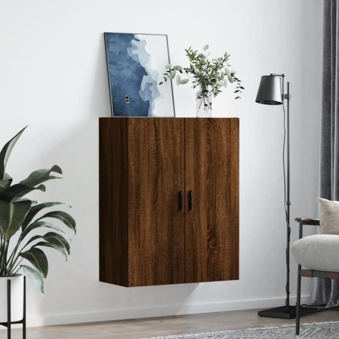 VidaXL Armoire murale chêne marron 69,5x34x90 cm 828443