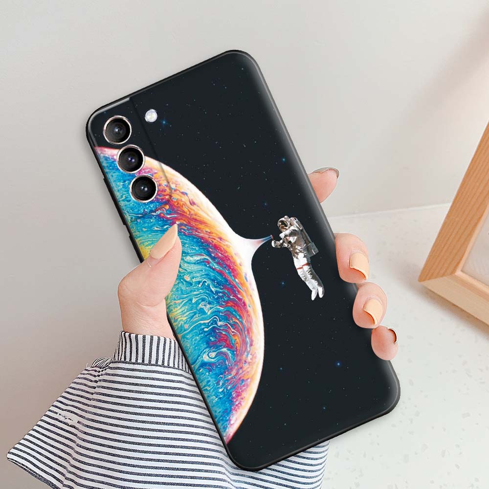 For Samsung S21 5G Case 6.2 Inch Cool Phone Case For Samsung Galaxy S21 4G Soft Back Cover Silicone Fashion Cute Bumper on S21