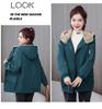 Women's Hong Kong Style Winter Cotton Jacket - Mid-Length, Thickened, Plus Velvet, Trendy & Versatile