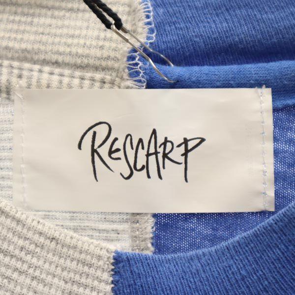 RESCARP 23ss Remake Short sleeve T-shirt Blue x White x Gray Men's Used