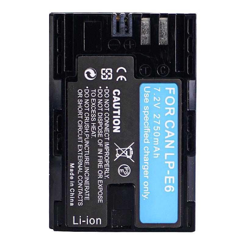 Compatible with Canon EOS 80D, 90D, 5D3, 5D4, 6D2, 7D, R5, R6, LP-E6, and LP-E6N Batteries.
