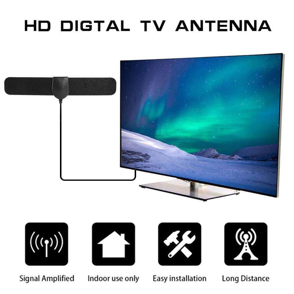 980 Miles Indoor Digital TV Antenna Satellite Receiving Antenna DVB-T2  1080P High Gain 20 dBi Amplifier Aerial TV-Antenna 2025