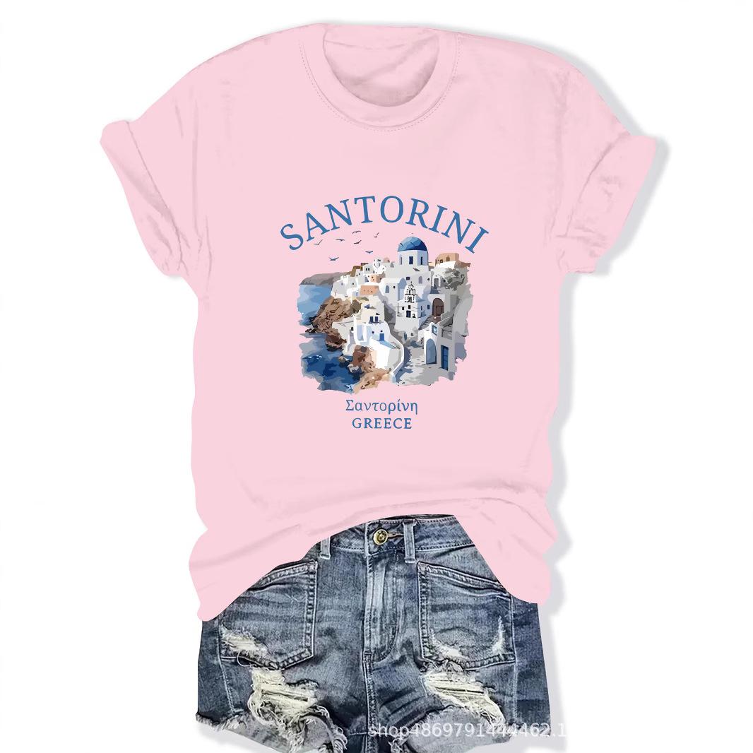 

Women s Fashion Round Neck T-Shirt XL світло-сірий колір