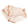 Ladies Sexy Lace Panties  One Oiece Ice Silk Seamless Low-waist Briefs