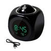 Projection Alarm Clock Digital Display Temperature Display Snooze Function USB/Battery