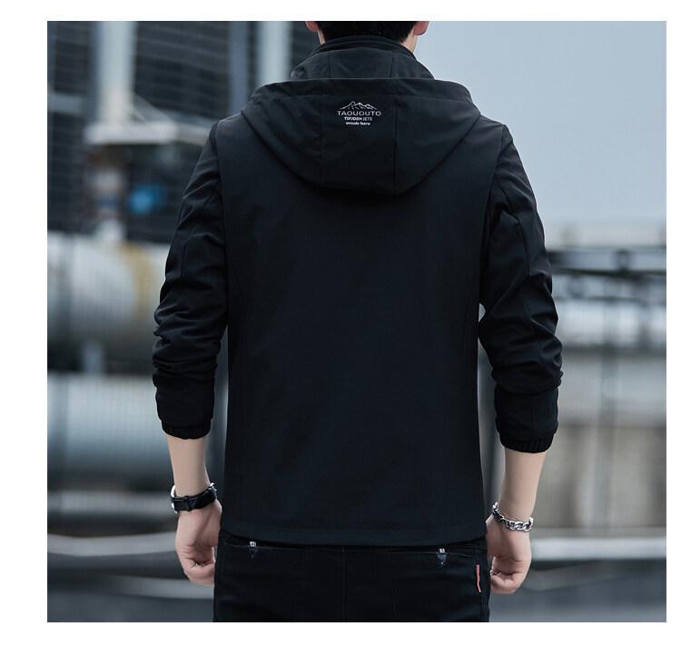 2024 Men's Trendy Hooded Jacket: Spring/Autumn Casual Sports Fashion