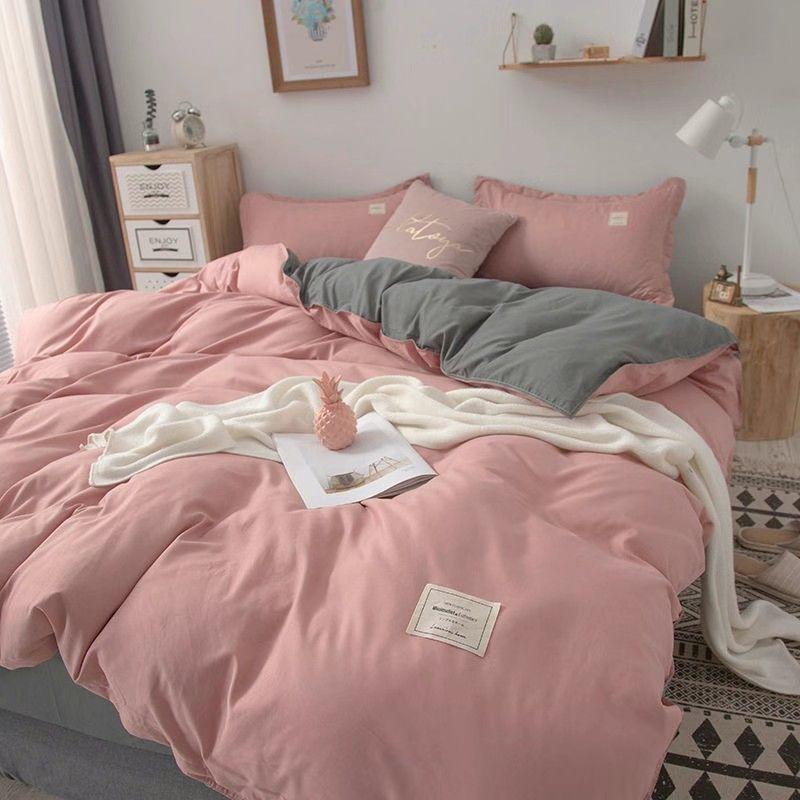Nordic Duvet Cover Modern Skin-friendly Comfortable Four Season Universal Household Washable Bedroom Students Dormitory Textile