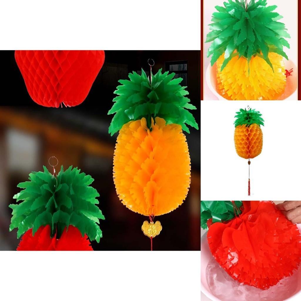 Vibrant Pineapple Apple Lanterns Perfect For Chinese New Year And Festive Home Decorations