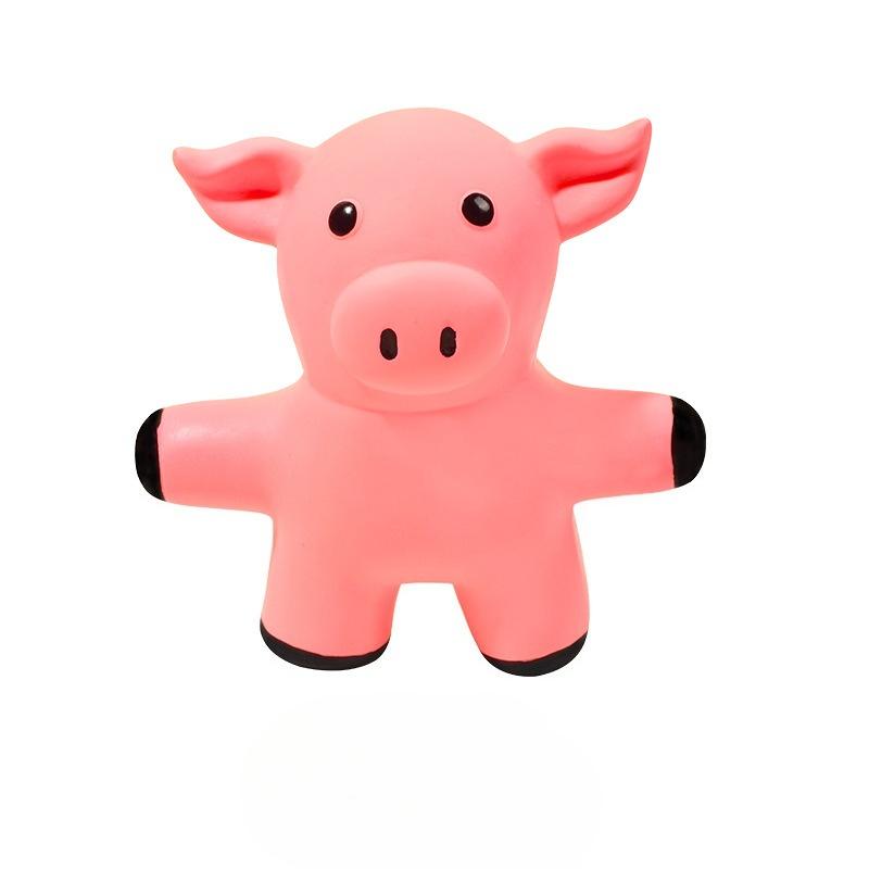 Pet Toy Latex Sound-making White Cow Powder Pig Cute Stress-relieving Dog Toy Will Make Noise Koala-shaped Toy