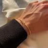 eManco European and American Style Snake Bone Knot Bracelet