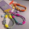 Star Keychain Mobile Phone Lanyard Detachable Mobile Phone Charm Woven Phone Strap  Lanyard Patch