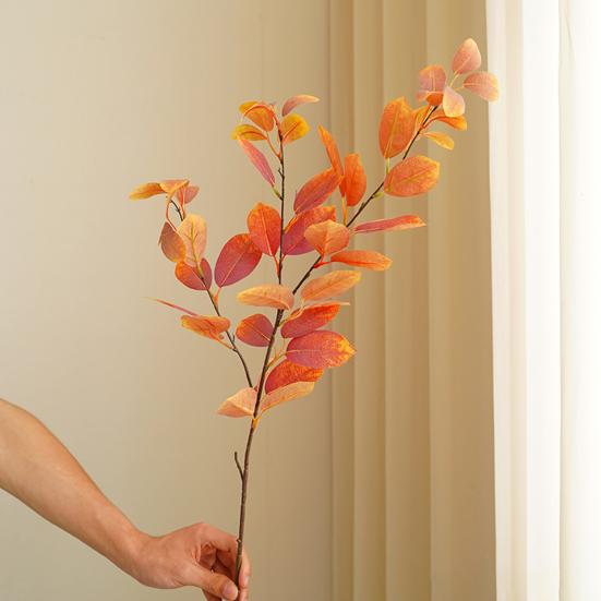 Decorative Artificial Plant No Watering Fade-less Flower Arrangement Simulation Eucalyptus Photography Props