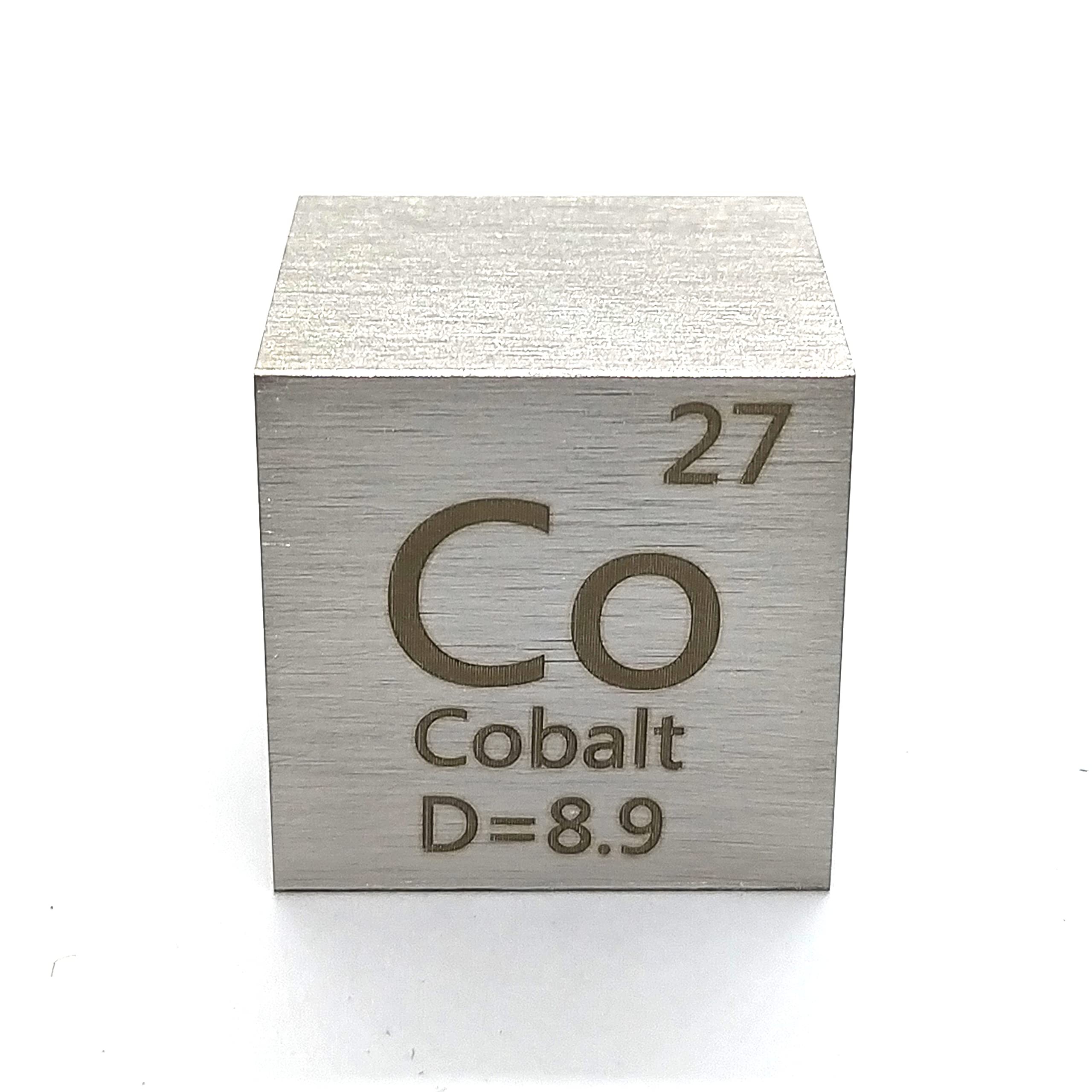 Elemental Cobalt marking normal specimen (Co) (25mm cube, A, face)