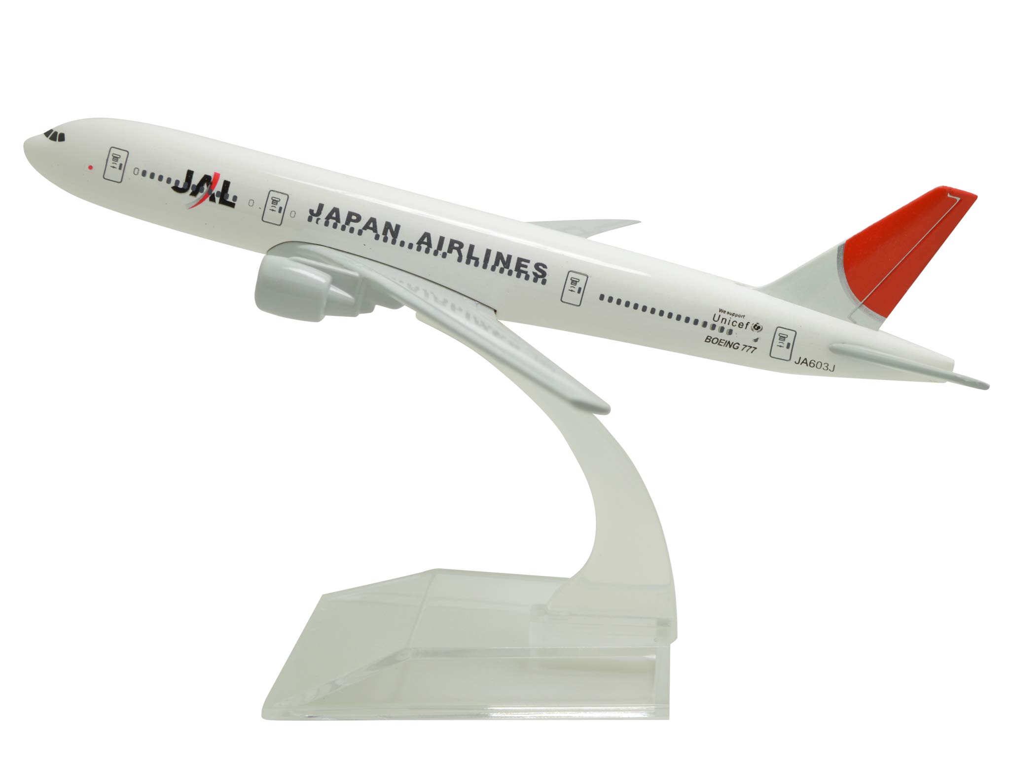 TANG DYNASTY 16cm Japan Airlines B777 Alloy Airplane Model Toy 1/400 (JAL)