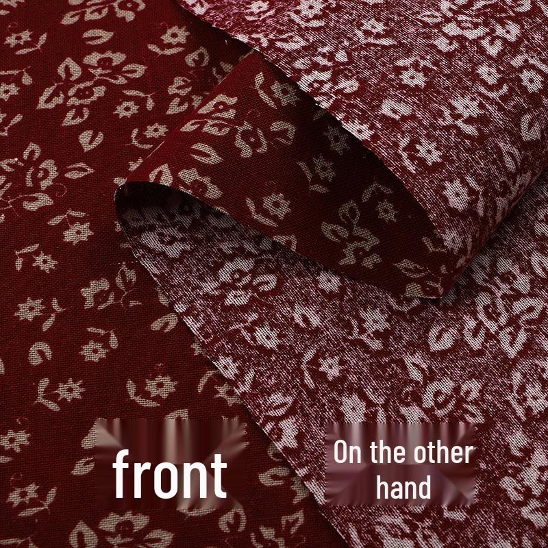 Retro-Style Cotton & Linen Ethnic Print Fabric for Tablecloths, Curtains, Bohemian Clothing - Yunnan Lijiang Design