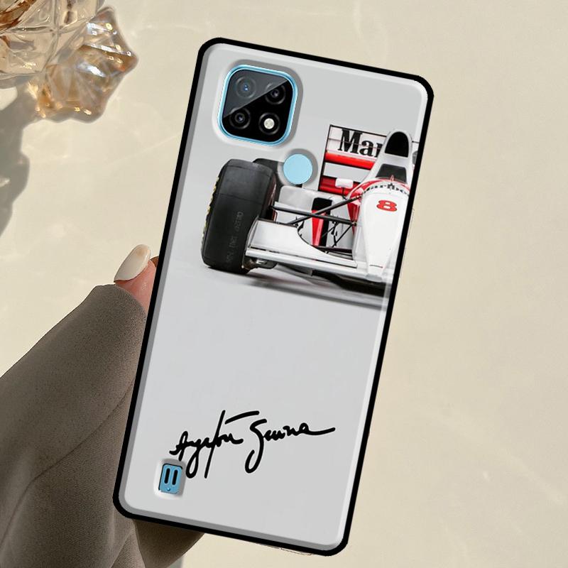 Ayrton Senna F1 For Realme C55 C51 C21Y C25S C75 C67 C61 C53 13 12 10 11 14 Pro Plus GT 6T 6 5 GT7 Pro Case