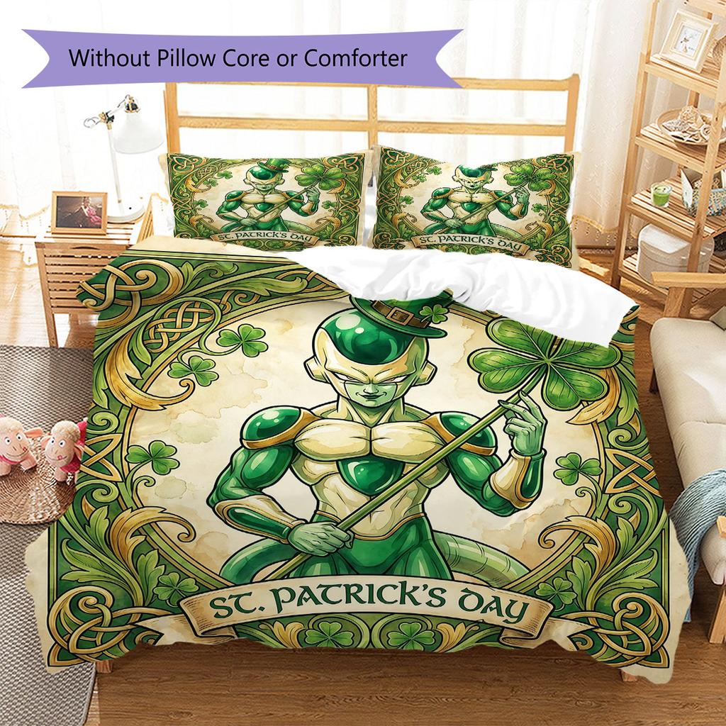 MandalaDragonball Pattern Bedding Quilt Set Quilt Cover Pillowcase Home Decoration Birthday Gift (1 * duvet cover + 2 * pillowcase, without core)