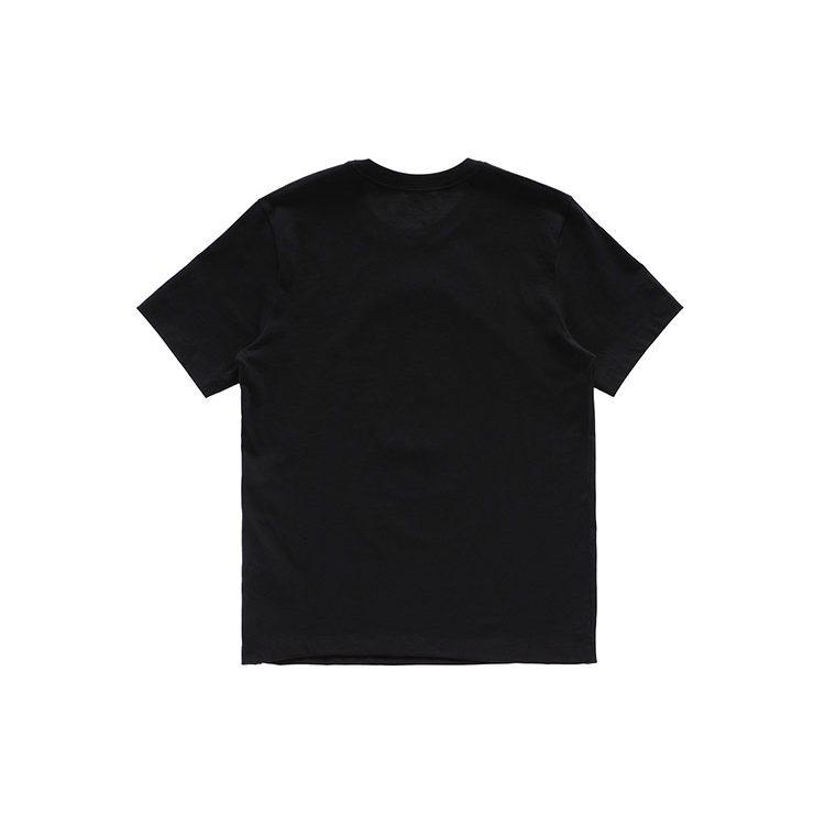 Nike T Shirts Men's Black Crew Neck Moderate Straight Fit DB6158-010