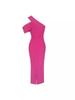 Women's One-Shoulder Slit Dress - Sexy Summer Nightclub Outfit