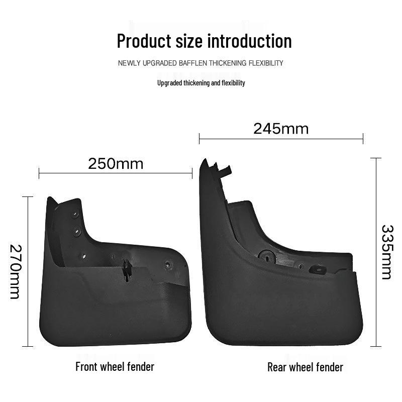 Past op Volkswagen Tiguan 2005-2016 Auto Band Modderkap Spatbord