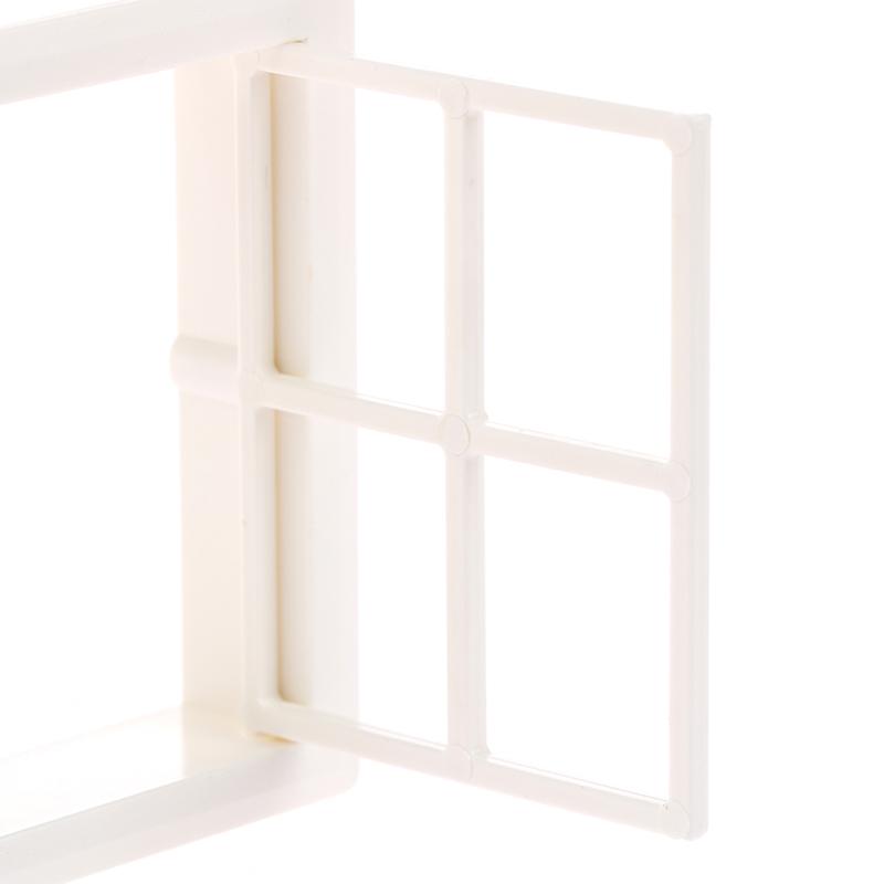 Mini dom, willa, plastikowe drzwi i okna, modelowanie i dekoracja domu