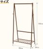 VECELO Clothes Rack with Shelf, Slim, 60cm Wide x 32cm Deep x 134cm High, Clothes Rack, Clothing Rack, Coat Rack, Coat Hanger, Stylish, Large Capacity