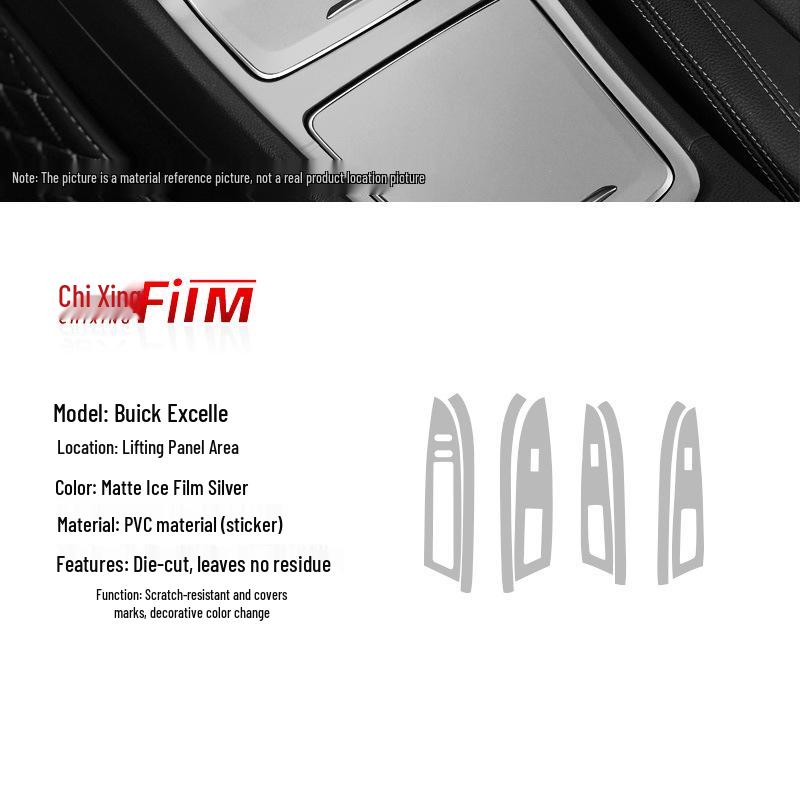 Buick Excelle 08-16 Interior Sticker & Window Lift Panel Trim Film