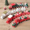 Crafts Gift Cake Children's Toys Xmas Window Ornaments Home Decor Wooden Train Christmas Ornament