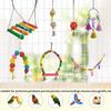 Parrot Toy Kit Bird Toy Accessories Bird Cage Toy For Parrots Birds Swing Chewing Bird Toy Parrot Bite Toy