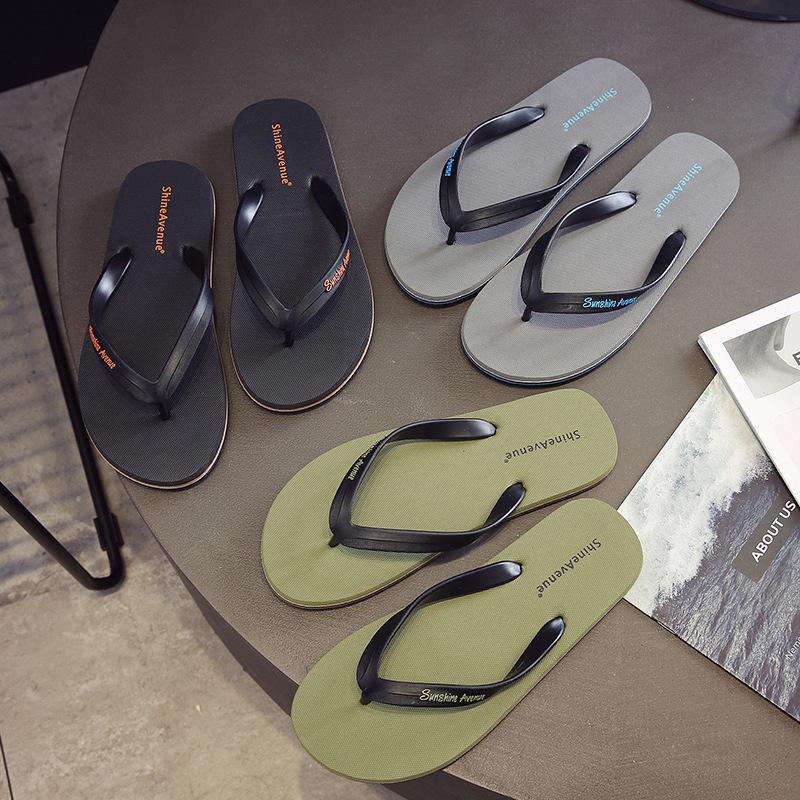 Wear-resistant Flip-flops Design Internet Celebrity Outer Wear New Men's Home Sandals Personalized Explosion Sandals Summer Non-slip Slippers Women