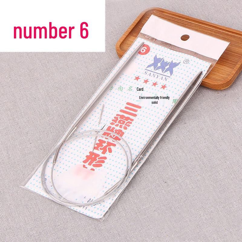 Stainless Steel Circular Knitting Needle Set for Wool Sweaters
