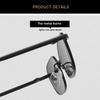 Vintage Retro Small Polygonal Sunglasses Lightweight Rectangle Metal Alloy Frame UV400 Protection Unisex Eyewear for Outdoor