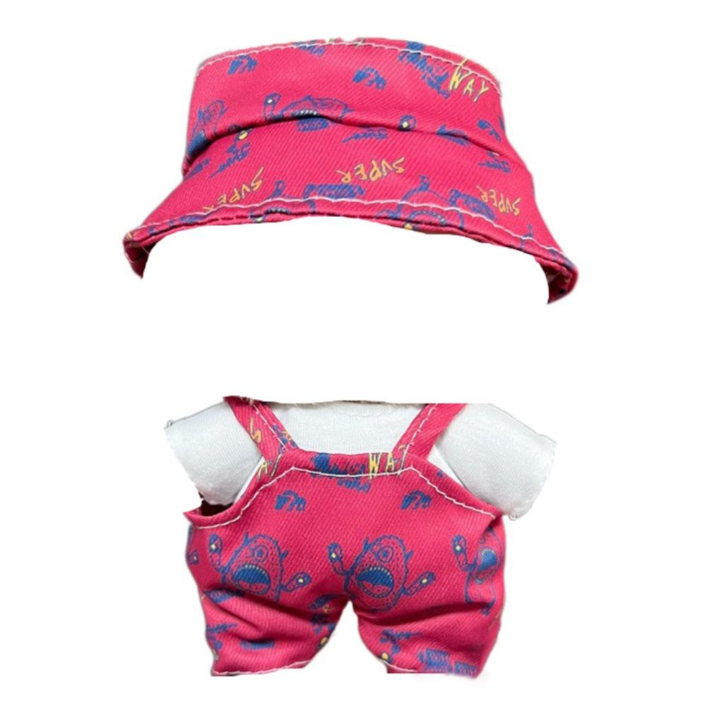 

1 комплект Футболка Одежда для куклы Лабубу Брюки на лямках Плюшевая одежда для кукол для 17 см Лабубу style 8