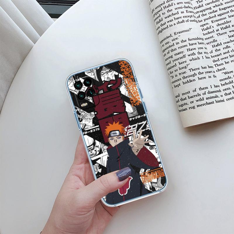 Naruto Transparent Phone Case for Motorola Moto Edge 20 30 40 50 S30 Fusion Ultra Pro Neo Lite + G200 G23