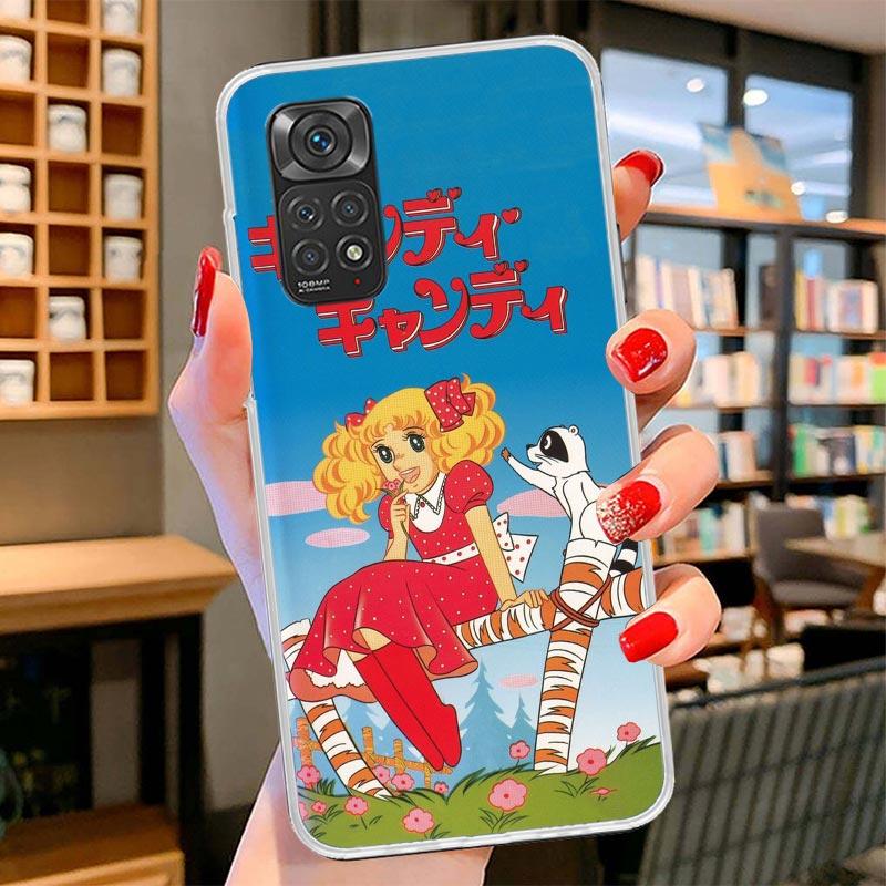 Candy 90s Anime Cover Phone Case For Xiaomi Redmi Note 15 14 13 12 11 10 Pro Plus 14S 12S 11S 11T 11E 10S Soft Fundas Shell Redm