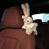 Charming Car Ornaments: Plush Passenger Seat Toys & Decorations for Women, Perfect for Tesla.