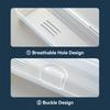 Toothbrush Box Transparent Organizer Case Travel Portable Toothbrush Holder Plastic Toothpaste Box Storage Container
