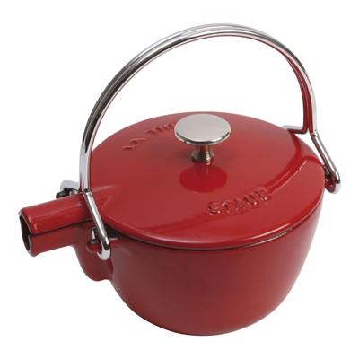 Staub Tekande Kirsebær Kedel Pot IH-kompatibel Rund tekedel "Rund 16,5 cm" 40509-904