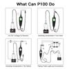 P100 TopDiag P100 2m Car Electrical Circuit Tester Automotive Power Scan Probe Circuit Kit 12V24V Battery Tester Diagnostic Tool