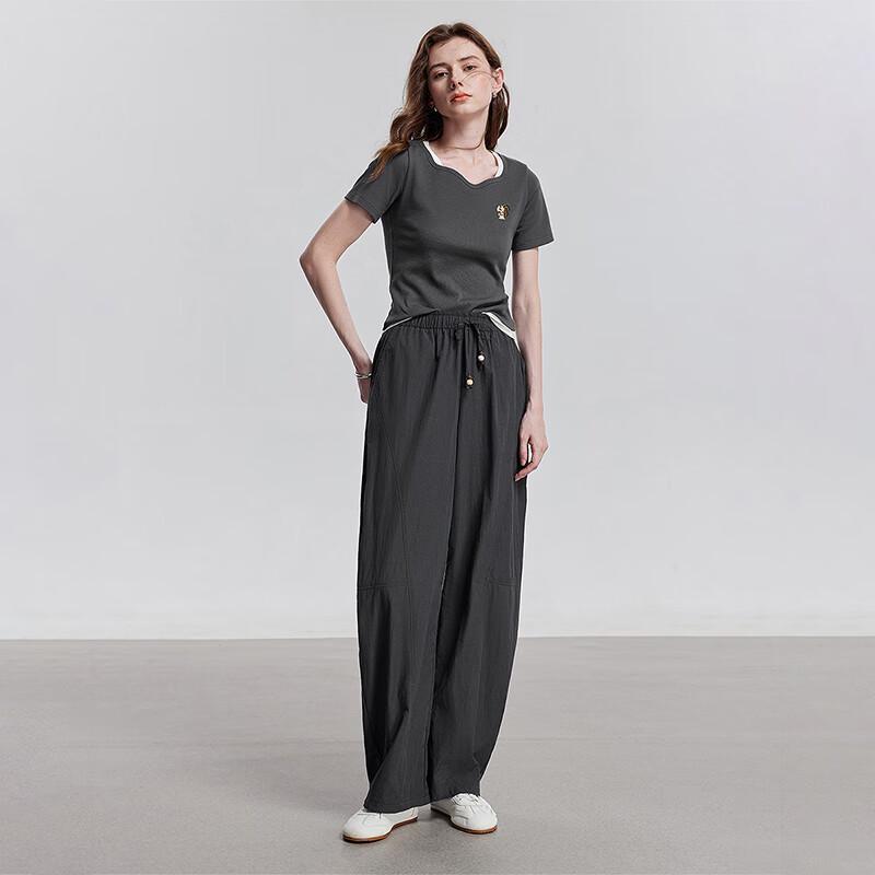 Chuyu Women's Lightweight Elastic Waist Banana Pants