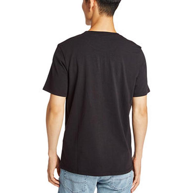 Timberland Camouflage Baumdruck Kurzarm Drop Shoulder T-Shirt Herren Oberteile Schwarz A2B4P001