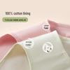 Langsha Women's High-Waist Tummy Control Antibacterial Cotton Briefs