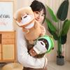 Kawaii Otter Plüschtier Lieblicher Otter Verwandelt sich in Dinosaurier Hase Einhorn Stoffpuppe Weiches Cartoon Tier Kissen Geburtstagsgeschenk