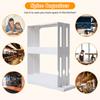 Portable Kitchen Storage Rack Multifunctional Pullable Rotatable Barbecue Seasoning Container Holder Household Use