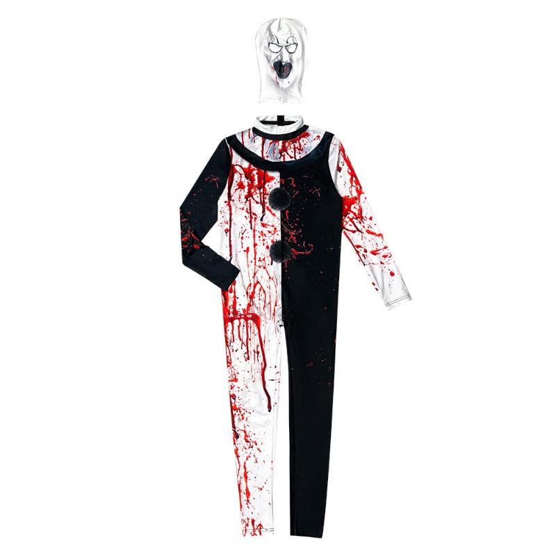 Nové šaty pro klauna s duší rozbitou, krví potřísněné pánské a dámské divadelní oblečení