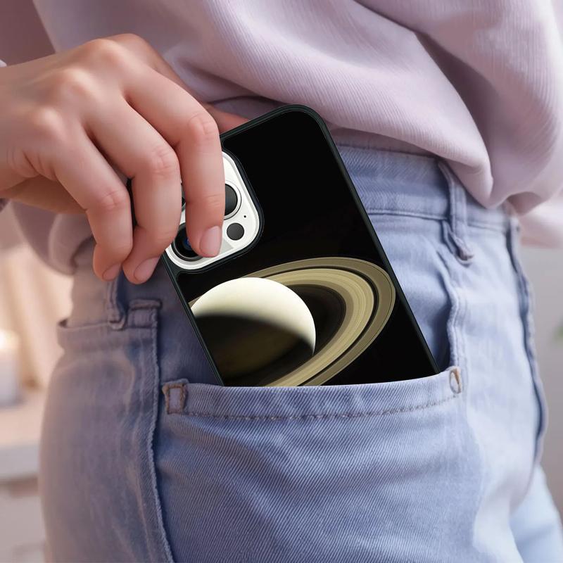 Saturn Solar System Phone Case For iPhone 17 Air 15 16e 14 13 Pro Max Coque 12 11 Pro Max PLUS Cover