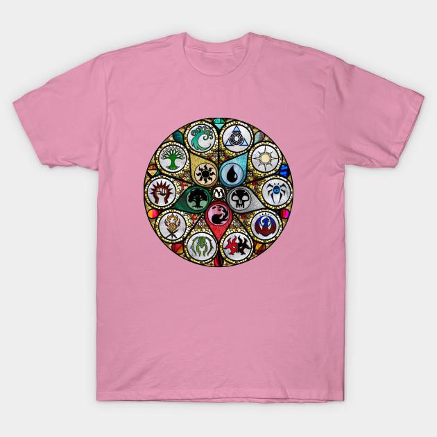 T Shirt Women Mtg Stained Glass Harajuku Print Kawaii Tshirt Summer Short Sleeve Female T-Shirt Top Tee