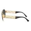 Versace Greca Personality Design Metal Butterfly Sunglasses Unisex Sunglasses Black Gold O2289-O10028761