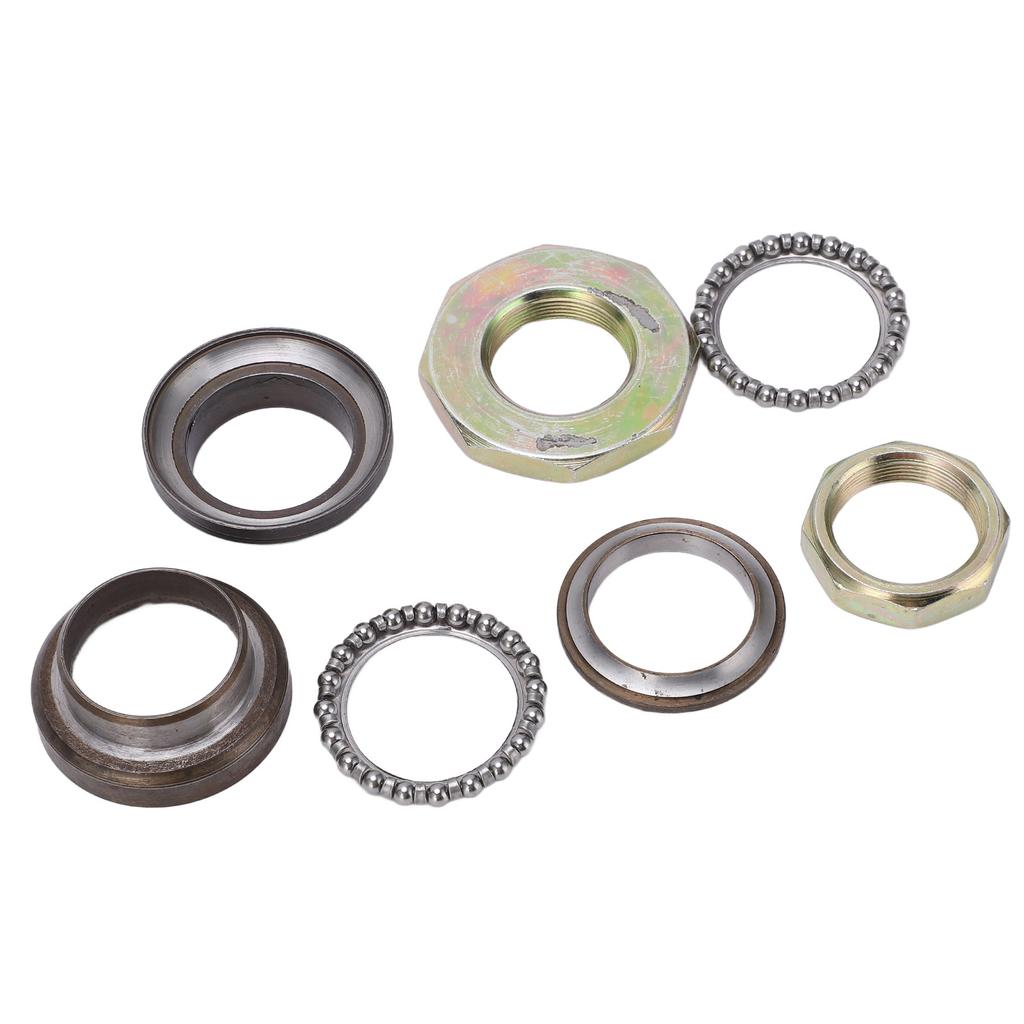 Motorcycle Front Fork Steering Stem Bearings Kit Steel Alloy for GY6‑50 60 80CC Go Karts Scooters ATV UTV