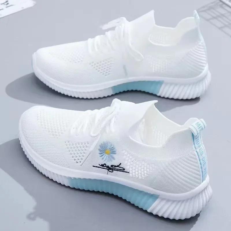 Fashion Summer Women Tennis Shoes 2025 Hot Sale Large Versatile Hollow Breathable Gym Sports Shoes Casual Shoes
